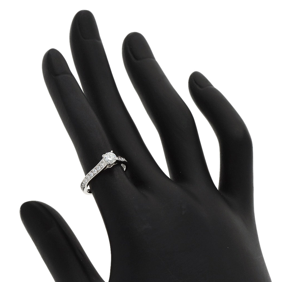 CARTIER   Solitaire Diamond # 49 Ring  Platinum PT950 Ladies [Used]