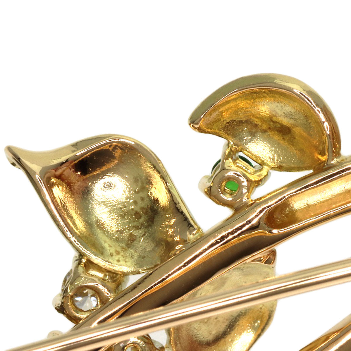 TASAKI Pearl Pearl Diamond Brooch K18 Yellow Gold Ladies [Used]