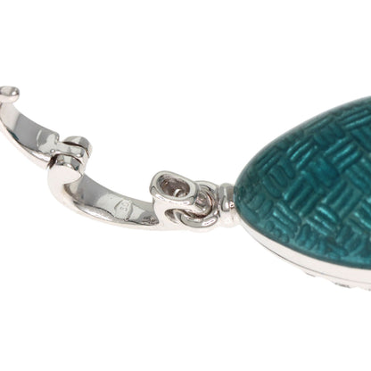 FABERGE Easter Egg Diamond Pendant top K18 White Gold Ladies [Used]