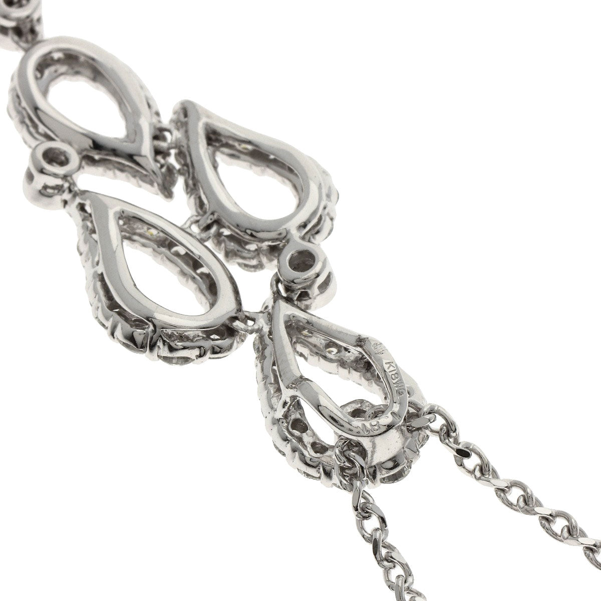 MONNICKENDAM Diamond Necklace Platinum PT850 K18 White GoldLadies [Used]