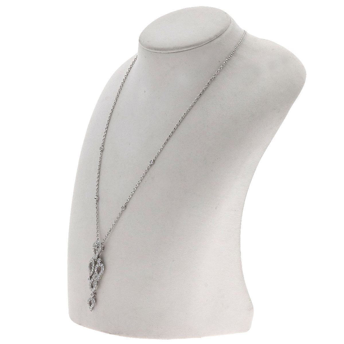 MONNICKENDAM Diamond Necklace Platinum PT850 K18 White GoldLadies [Used]
