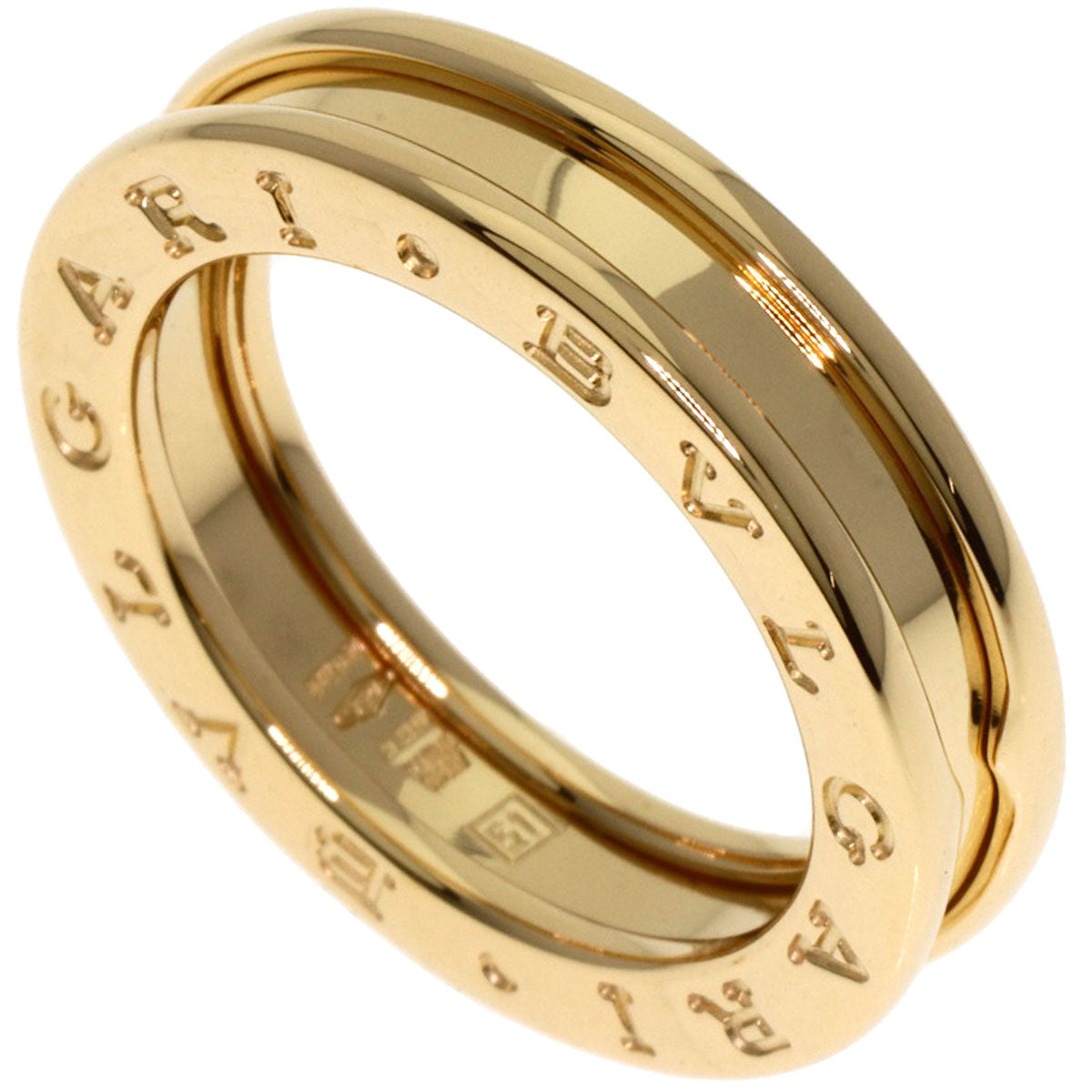 BVLGARI B-ero1 B-zero1 1 band XS #51 Ring K18 Yellow Gold Ladies [Used]