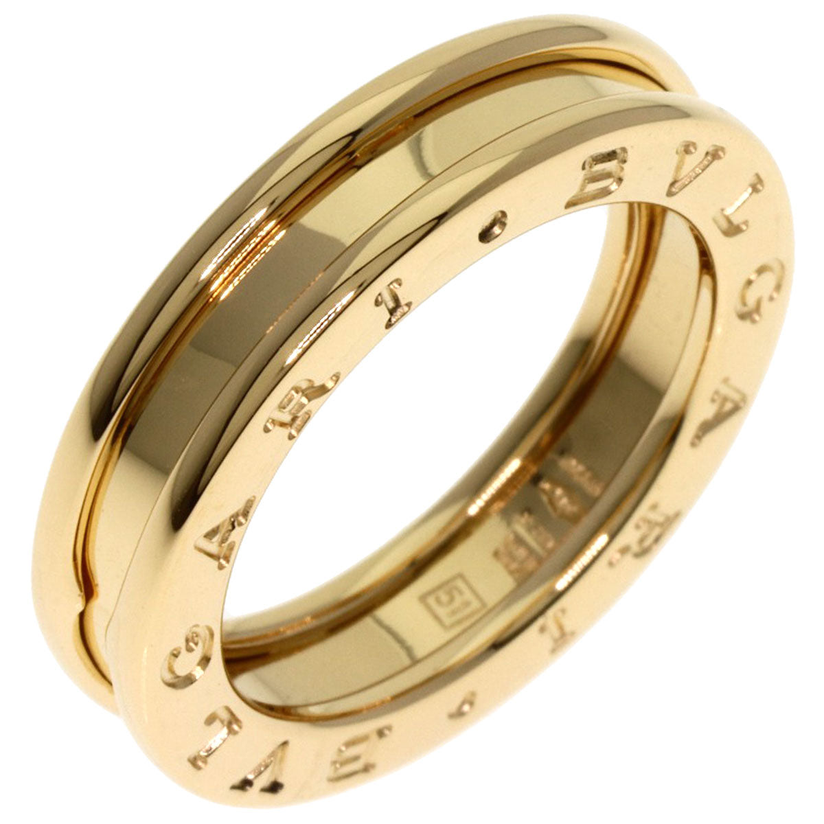 BVLGARI B-ero1 B-zero1 1 band XS #51 Ring K18 Yellow Gold Ladies [Used]