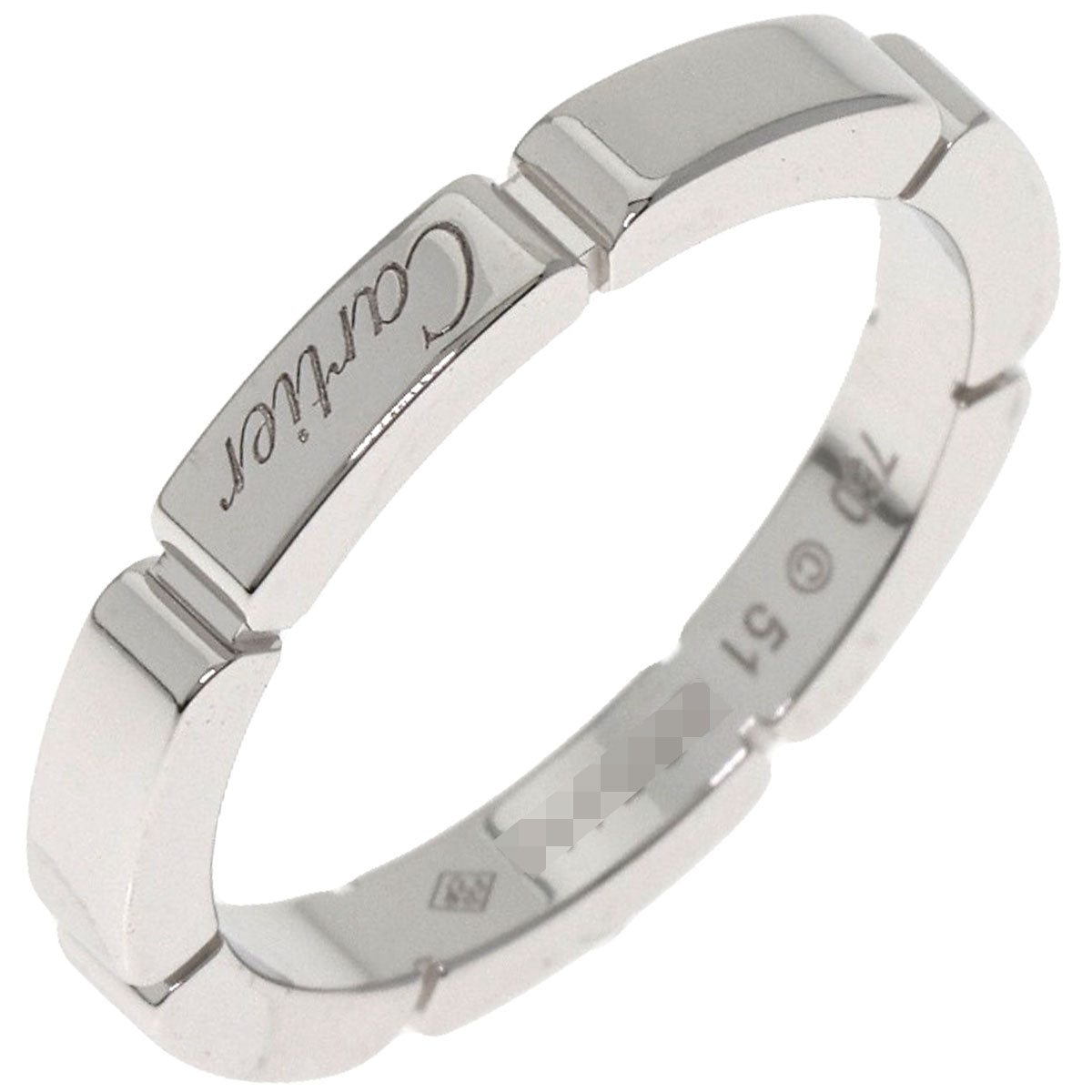 CARTIER Mayon PANTHERE #51 Ring K18 White Gold Ladies [Used]