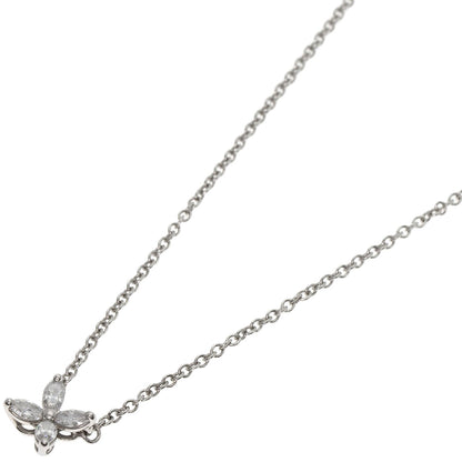 TIFFANY&Co. Victoria Mini Diamond Necklace Platinum PT950 Ladies [Used]