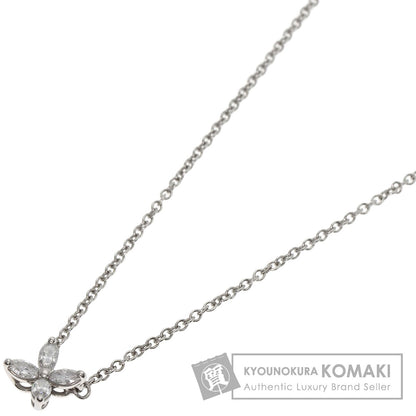 TIFFANY&Co. Victoria Mini Diamond Necklace Platinum PT950 Ladies [Used]