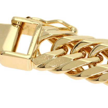 Curb chain Kihei W6 side Bracelet K18 Yellow Gold 51.8g　mens