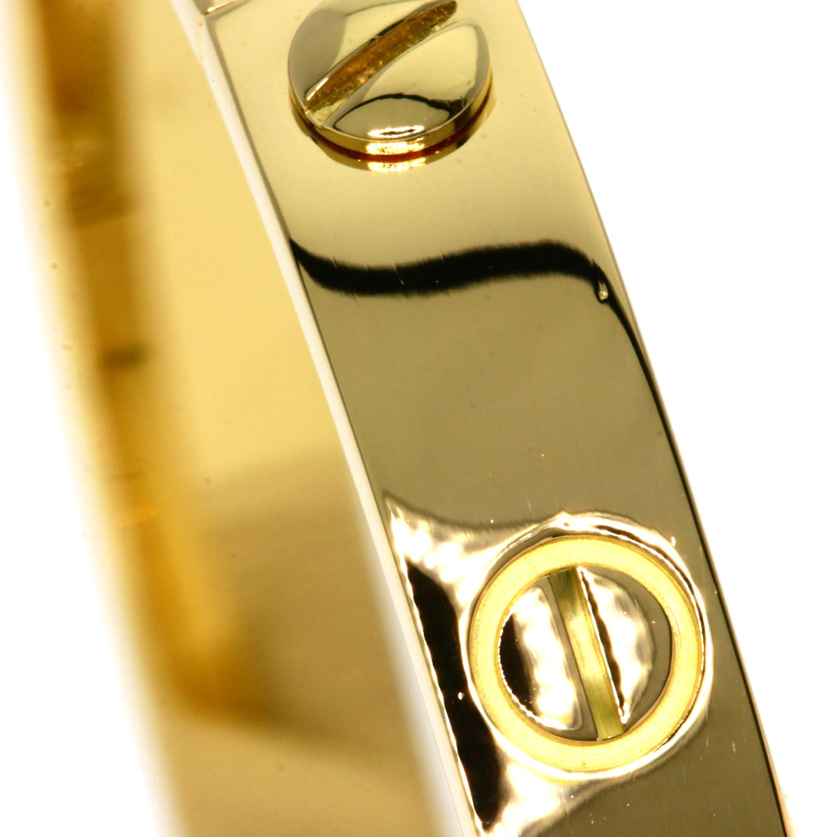 CARTIER LOVE Bracelets with screwdriver #16 Bracelet K18 Yellow Gold Ladies [Used]