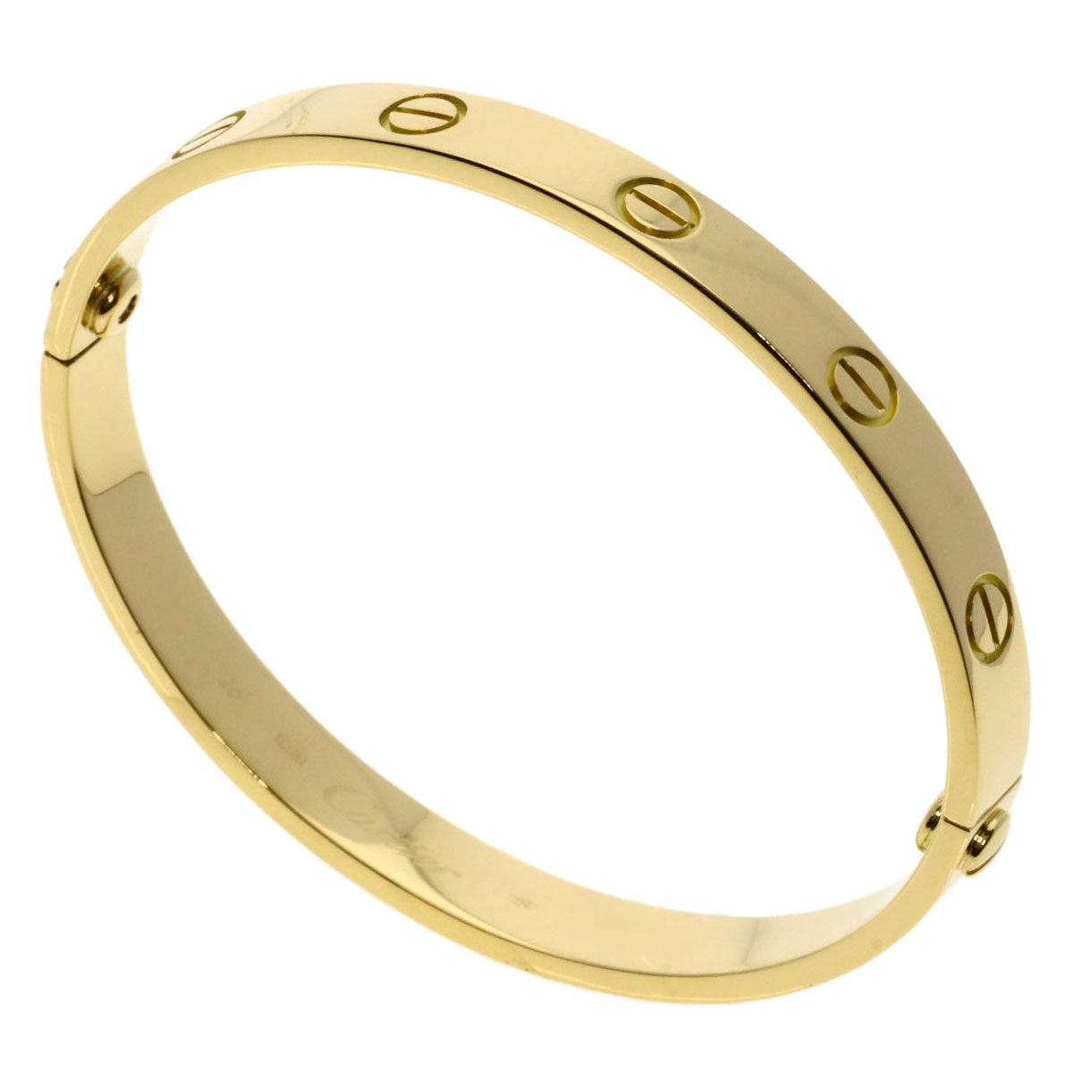 CARTIER LOVE Bracelets with screwdriver #16 Bracelet K18 Yellow Gold Ladies [Used]