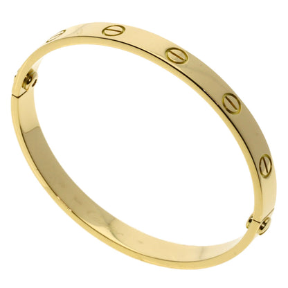 CARTIER LOVE Bracelets with screwdriver #16 Bracelet K18 Yellow Gold Ladies [Used]