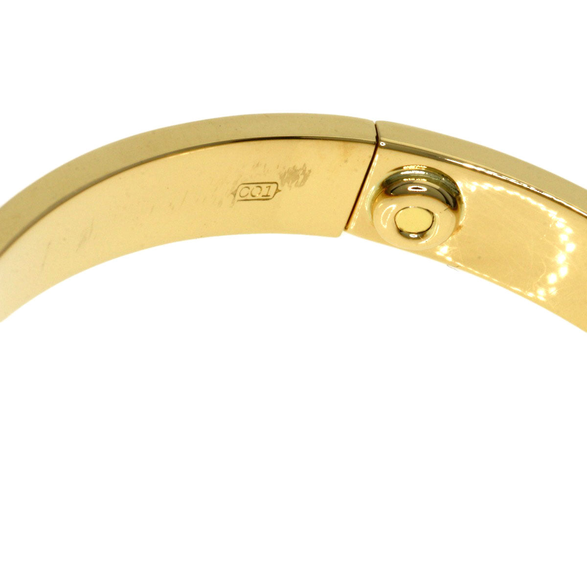 CARTIER LOVE Bracelets with screwdriver #16 Bracelet K18 Yellow Gold Ladies [Used]