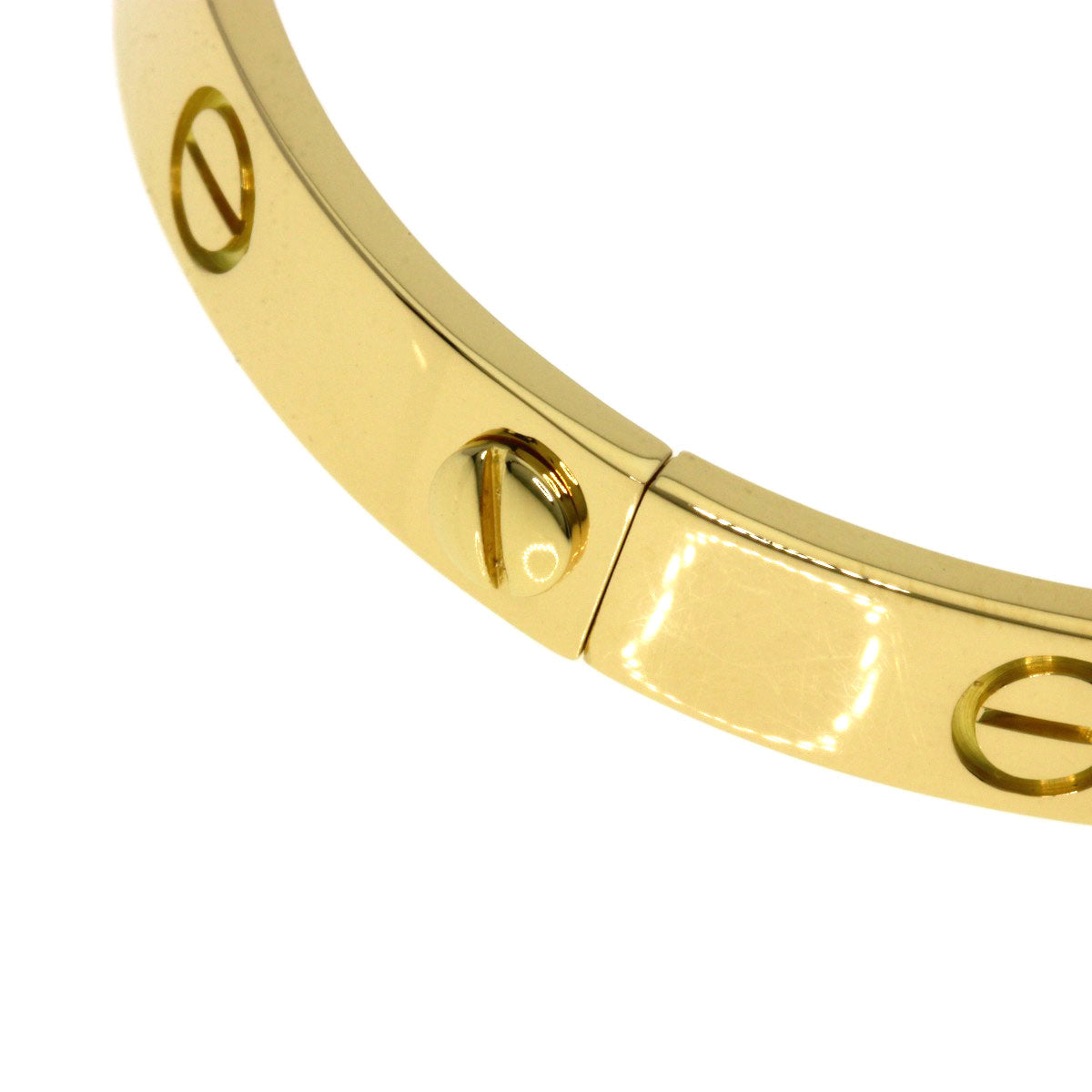 CARTIER LOVE Bracelets with screwdriver #16 Bracelet K18 Yellow Gold Ladies [Used]