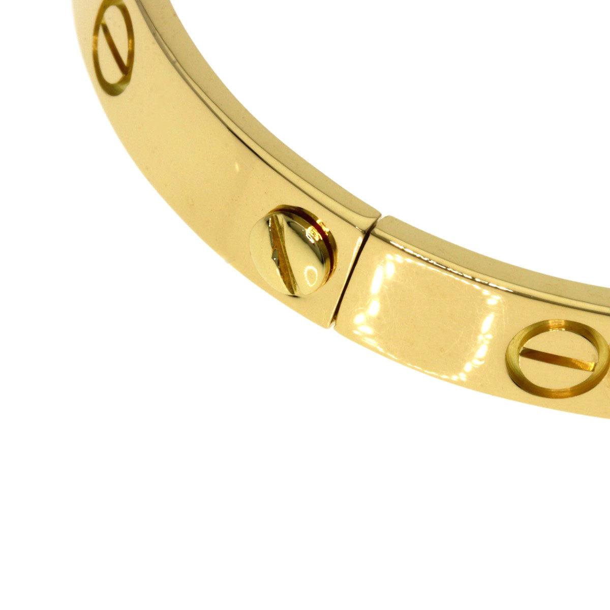 CARTIER LOVE Bracelets with screwdriver #16 Bracelet K18 Yellow Gold Ladies [Used]