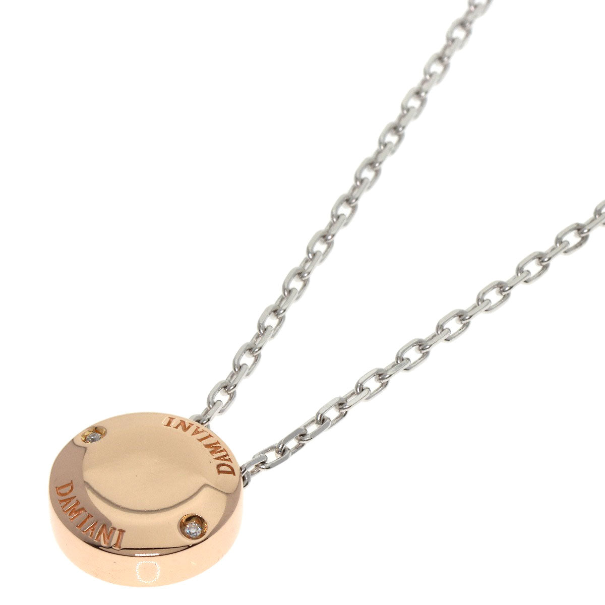 Damiani Brazoni Diamond Necklace K18 Pink Gold K18 White GoldLadies [Used]