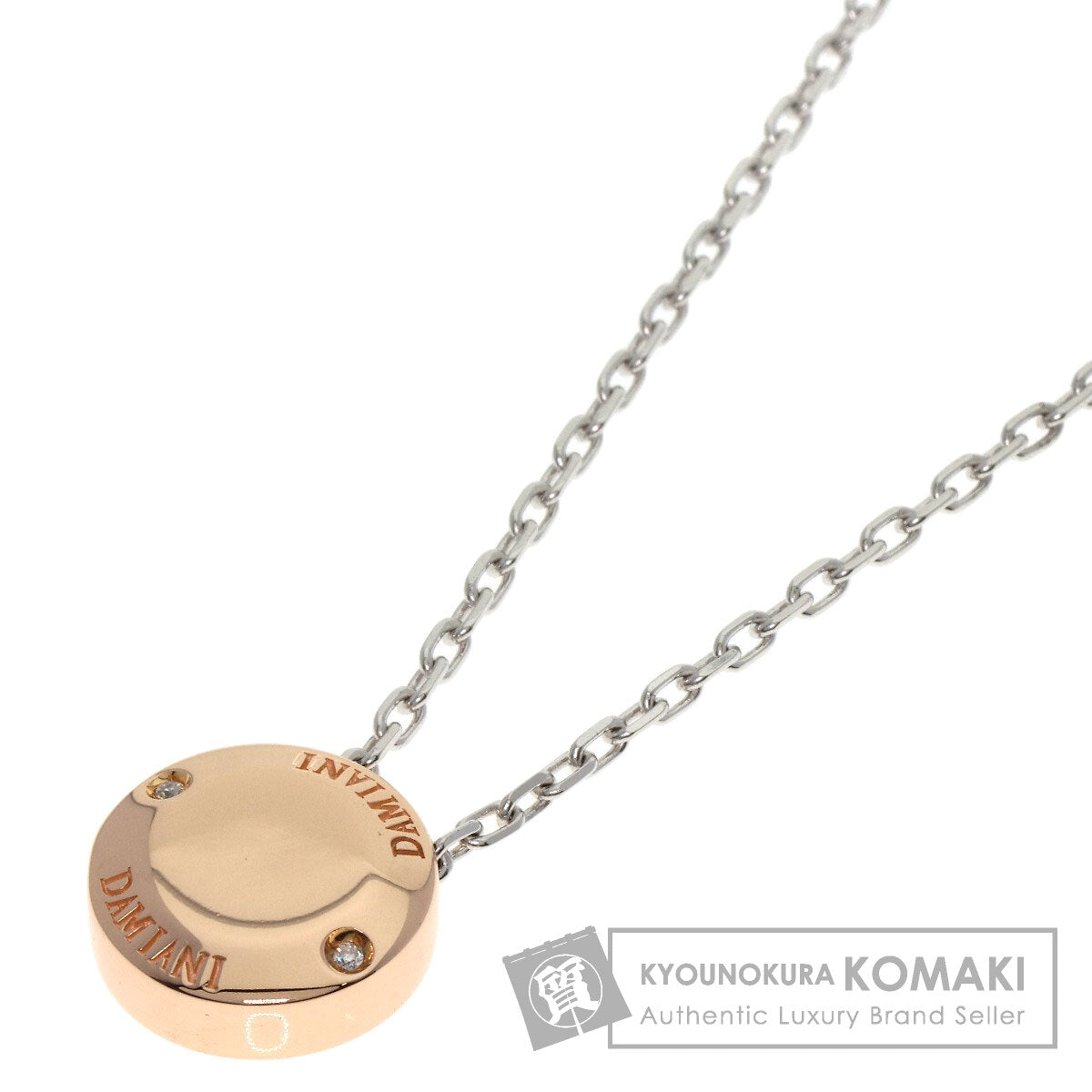 Damiani Brazoni Diamond Necklace K18 Pink Gold K18 White GoldLadies [Used]
