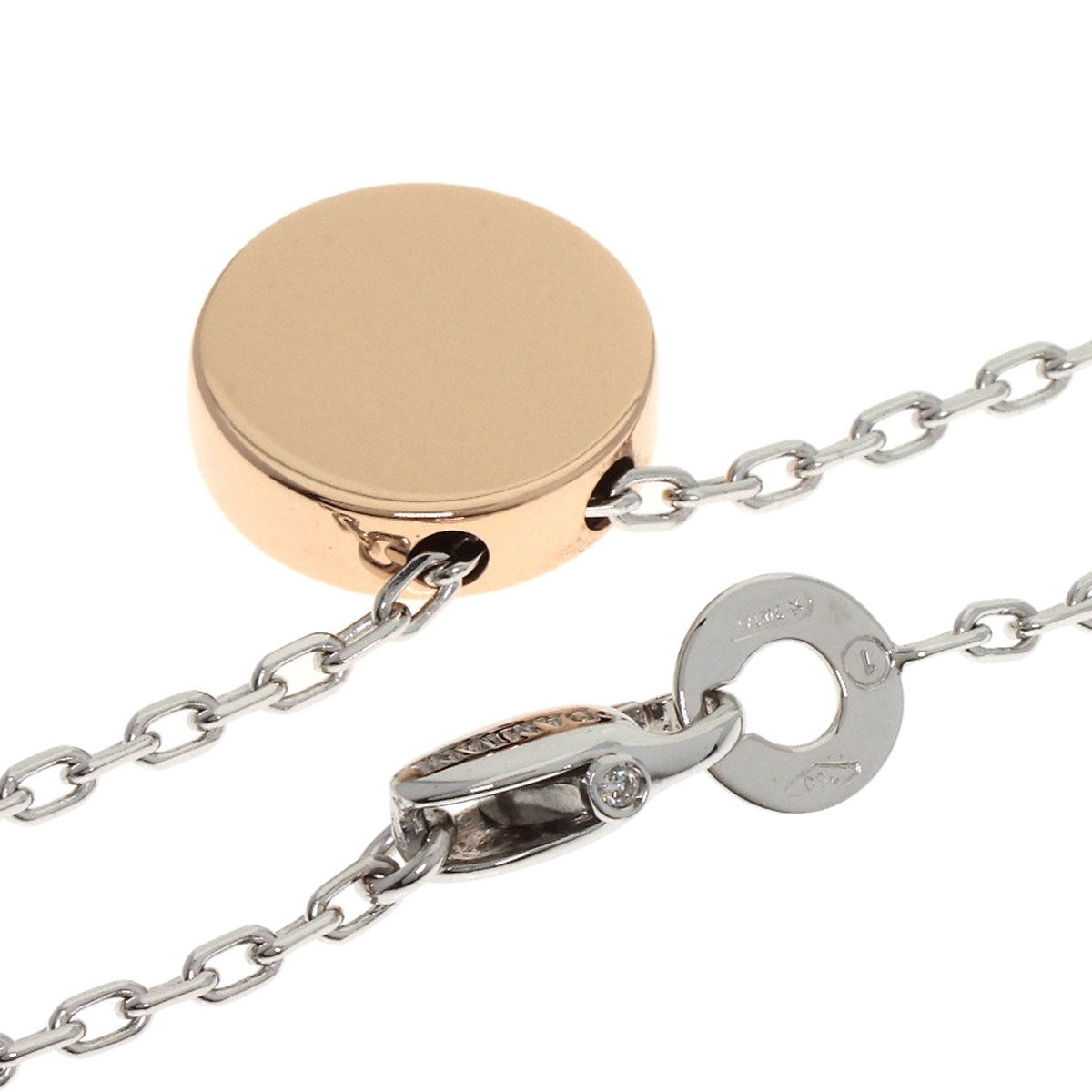 Damiani Brazoni Diamond Necklace K18 Pink Gold K18 White GoldLadies [Used]