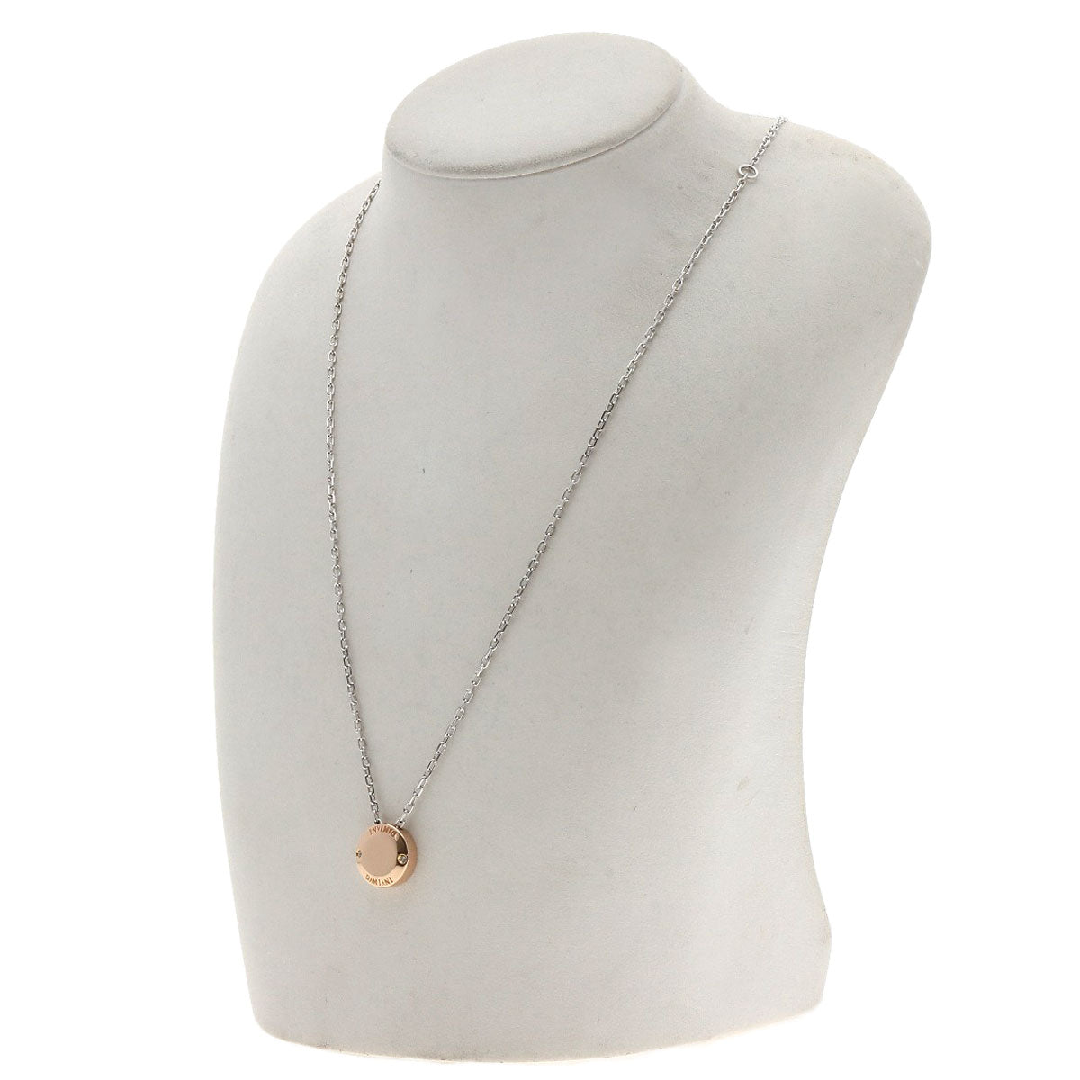 Damiani Brazoni Diamond Necklace K18 Pink Gold K18 White GoldLadies [Used]