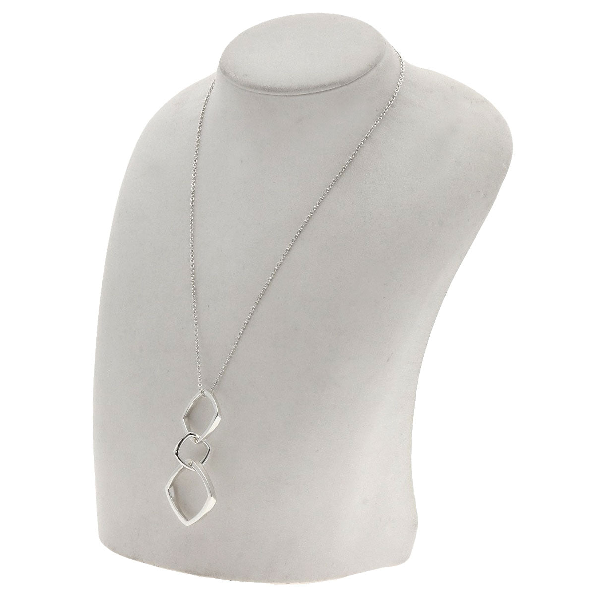 TIFFANY&Co. Triple Torque Necklace Silver Ladies [Used]