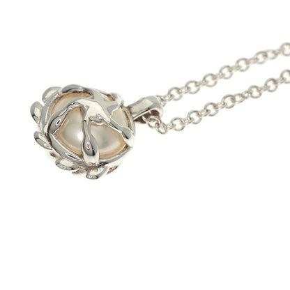 TIFFANY&Co. Olive Leaf Pearl Pearl Necklace Silver Ladies [Used]