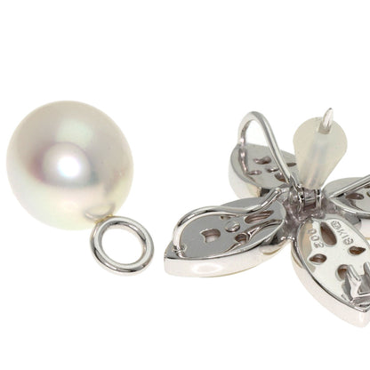 MIKIMOTO Pikwe Pearl Pearl TOP 2WAY Brooch K18 White Gold Ladies [Used]