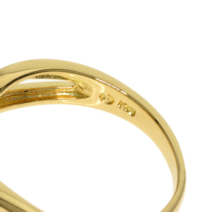 TASAKI Citrin Diamond Ring K18 Yellow Gold Ladies [Used]