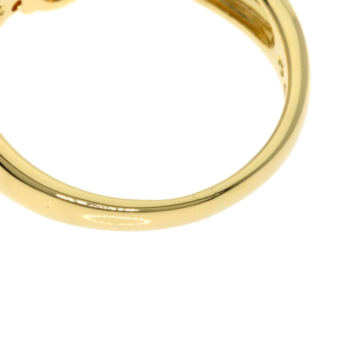 TASAKI Citrin Diamond Ring K18 Yellow Gold Ladies [Used]