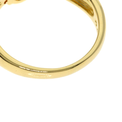 TASAKI Citrin Diamond Ring K18 Yellow Gold Ladies [Used]