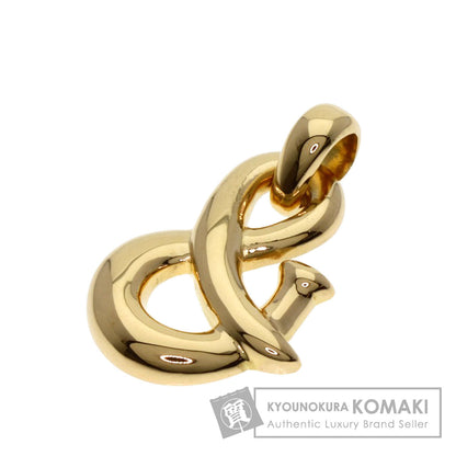 Van Cleef & Arpels & Charm Pendant top K18 Yellow Gold Ladies [Used]