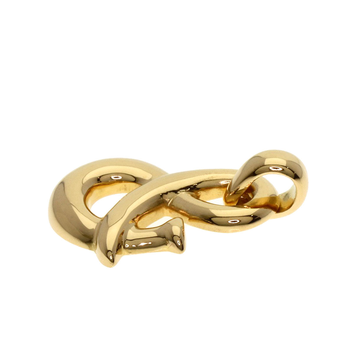 Van Cleef & Arpels & Charm Pendant top K18 Yellow Gold Ladies [Used]