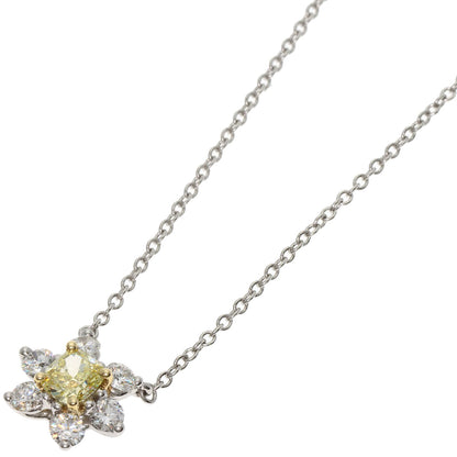 TIFFANY&Co. Butter Cup YellowDiamond Necklace Platinum PT950 Ladies [Used]