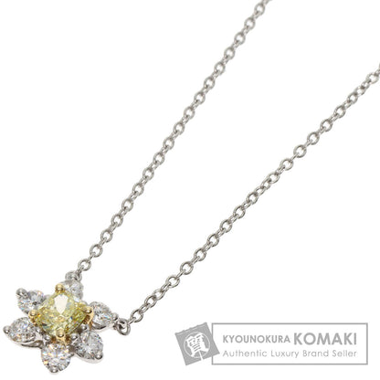 TIFFANY&Co. Butter Cup YellowDiamond Necklace Platinum PT950 Ladies [Used]