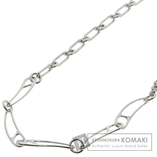 HERMES Shane Dunkle Punk LG Necklace Silver Ladies [Used]