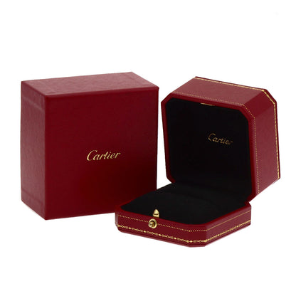 CARTIER Mini love ring 1P Diamond #49 Ring K18 Pink Gold Ladies [Used]