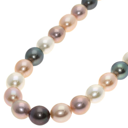 MIKIMOTO Multicolor Freshwater Pearl Pearl Necklace K18 Yellow Gold Ladies [Used]