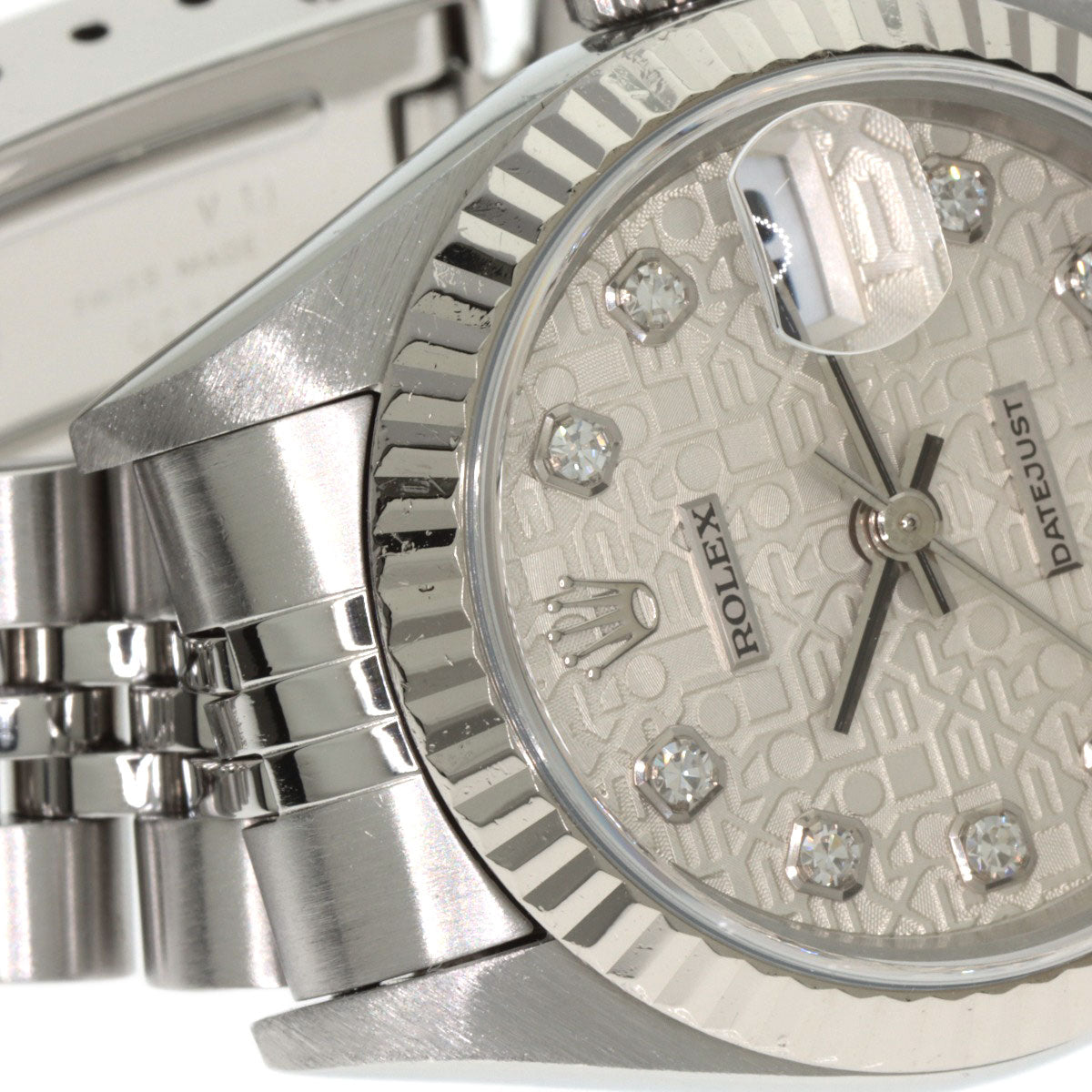 ROLEX DATEJUST 10P Diamond Watches 69174G Stainless Steel/Stainless Steel Ladies