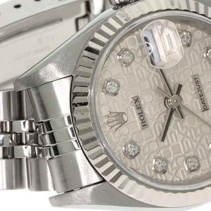 ROLEX DATEJUST 10P Diamond Watches 69174G Stainless Steel/Stainless Steel Ladies
