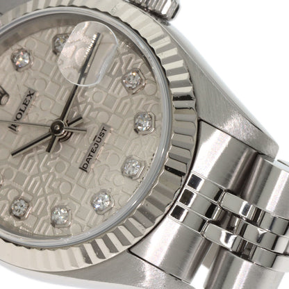 ROLEX DATEJUST 10P Diamond Watches 69174G Stainless Steel/Stainless Steel Ladies