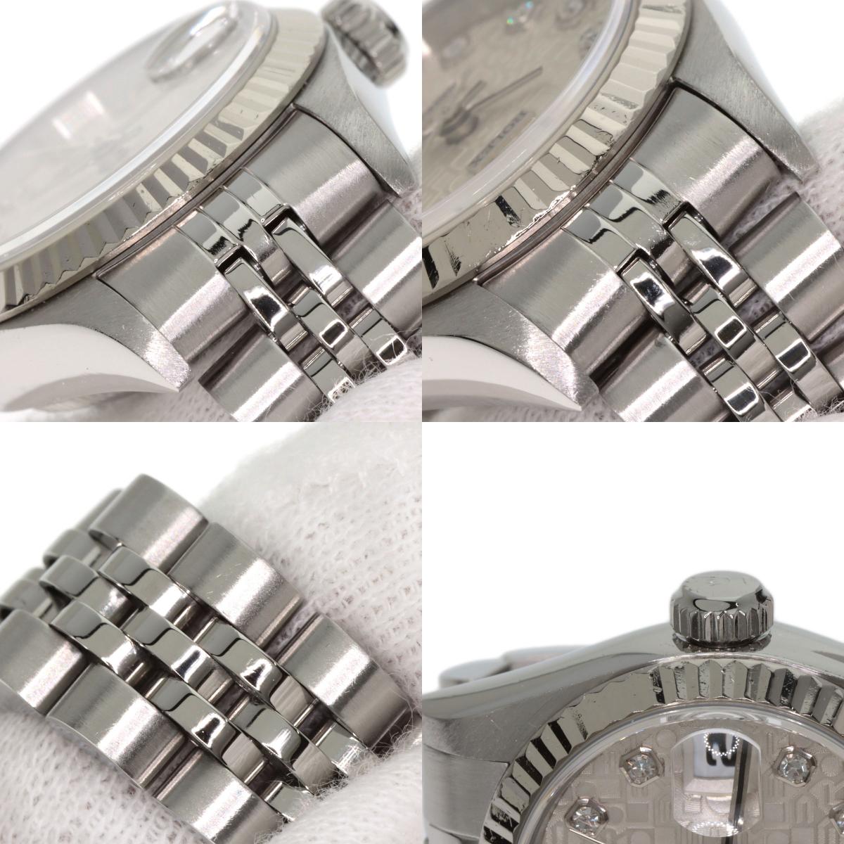 ROLEX DATEJUST 10P Diamond Watches 69174G Stainless Steel/Stainless Steel Ladies