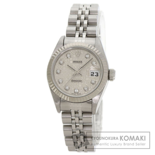 ROLEX DATEJUST 10P Diamond Watches 69174G Stainless Steel/Stainless Steel Ladies