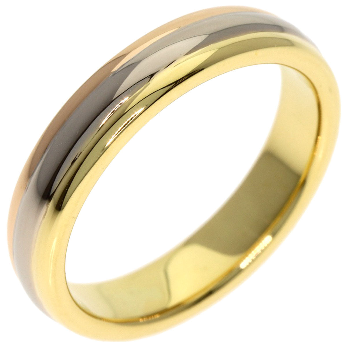 CARTIER Three-Color Wedding Ring K18 Yellow Gold 18K Pink GoldLadies [Used]