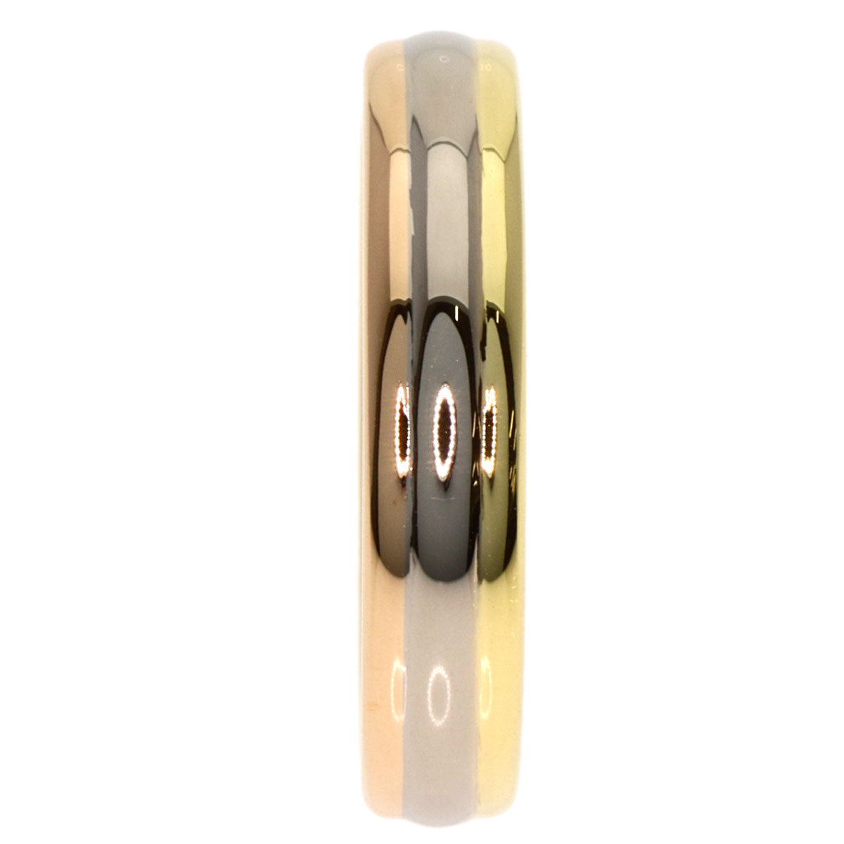 CARTIER Three-Color Wedding Ring K18 Yellow Gold 18K Pink GoldLadies [Used]