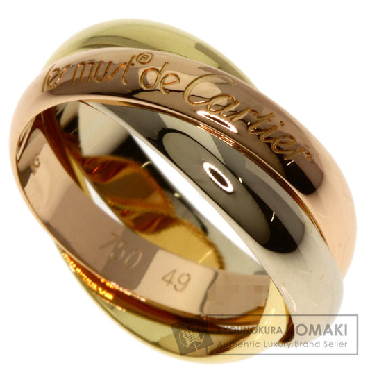 CARTIER Trinity #49 Ring K18 Yellow Gold K18 White GoldLadies [Used]