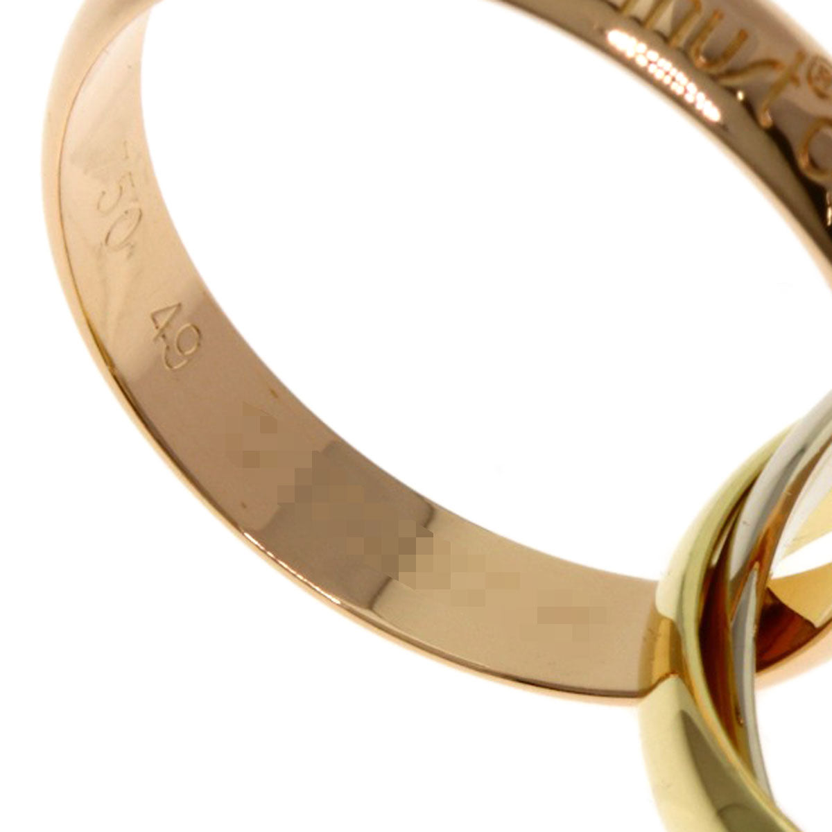 CARTIER Trinity #49 Ring K18 Yellow Gold K18 White GoldLadies [Used]