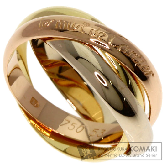 CARTIER Trinity #53 Ring K18 Yellow Gold K18 White GoldLadies [Used]
