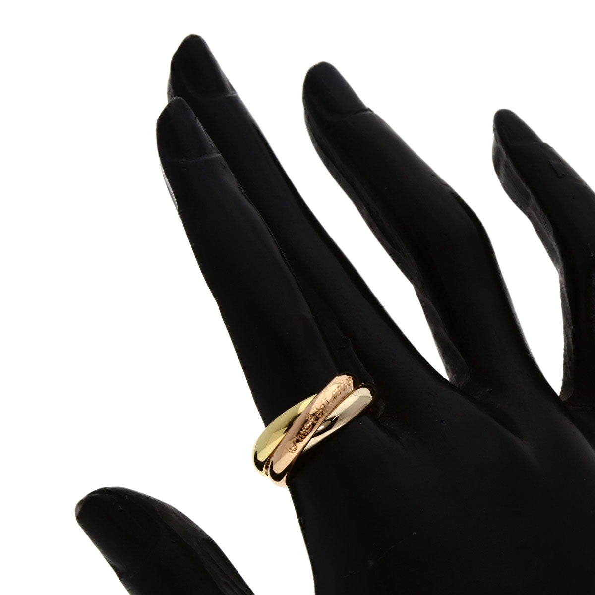 CARTIER Trinity #53 Ring K18 Yellow Gold K18 White GoldLadies [Used]