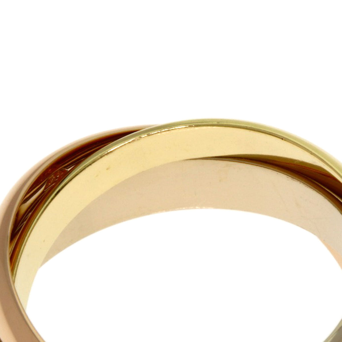CARTIER Trinity #53 Ring K18 Yellow Gold K18 White GoldLadies [Used]