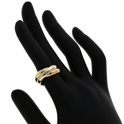 CARTIER Trinity MM #48 Ring K18 Yellow Gold 18K Pink GoldLadies [Used]
