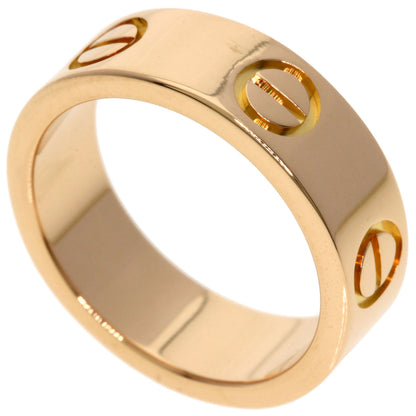 CARTIER love ring #46 Ring K18 Pink Gold Ladies [Used]