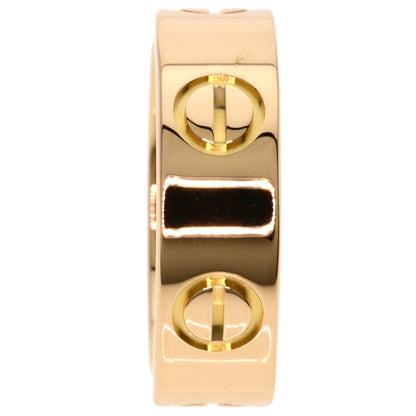 CARTIER love ring #46 Ring K18 Pink Gold Ladies [Used]