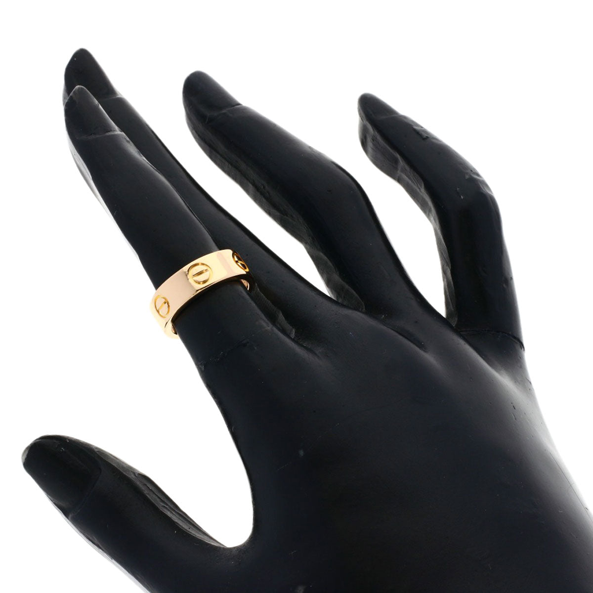 CARTIER love ring #46 Ring K18 Pink Gold Ladies [Used]